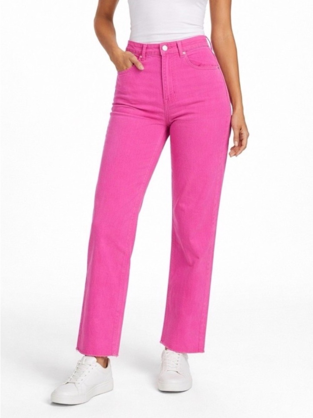 NWT BLANKNYC The Baxter Pink Straight Leg Jeans Size 26